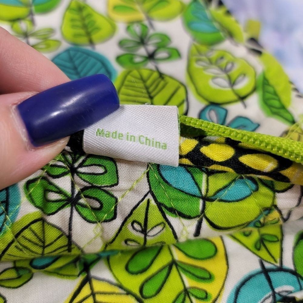 Vera Bradley Mini Hipster Crossbody Limes Up Retired Print Bag - Picture 10 of 12